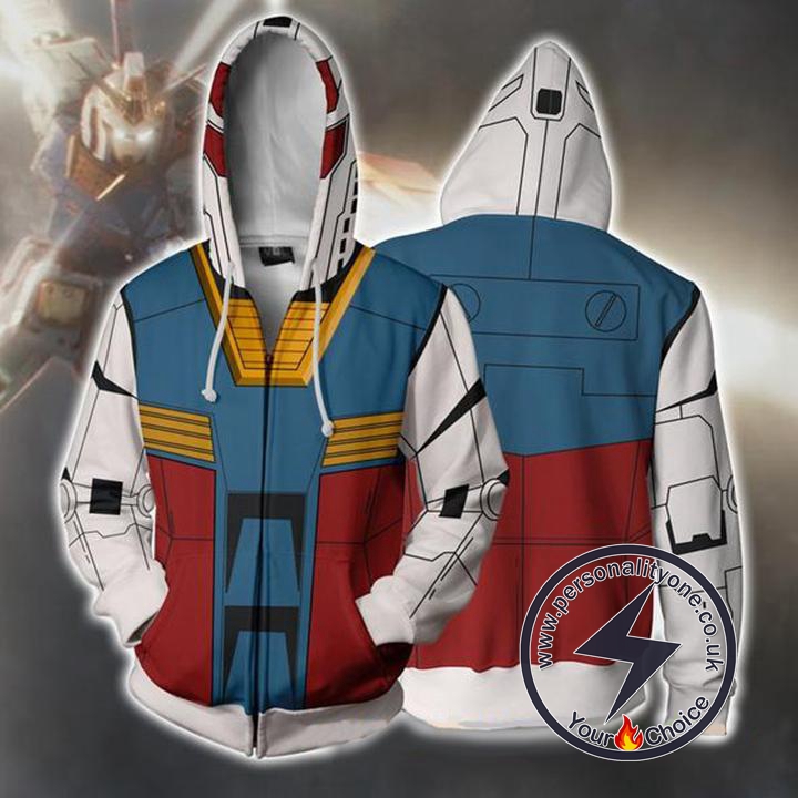 Mobile Suit Gundam Hoodie - Gundam R78 Jacket